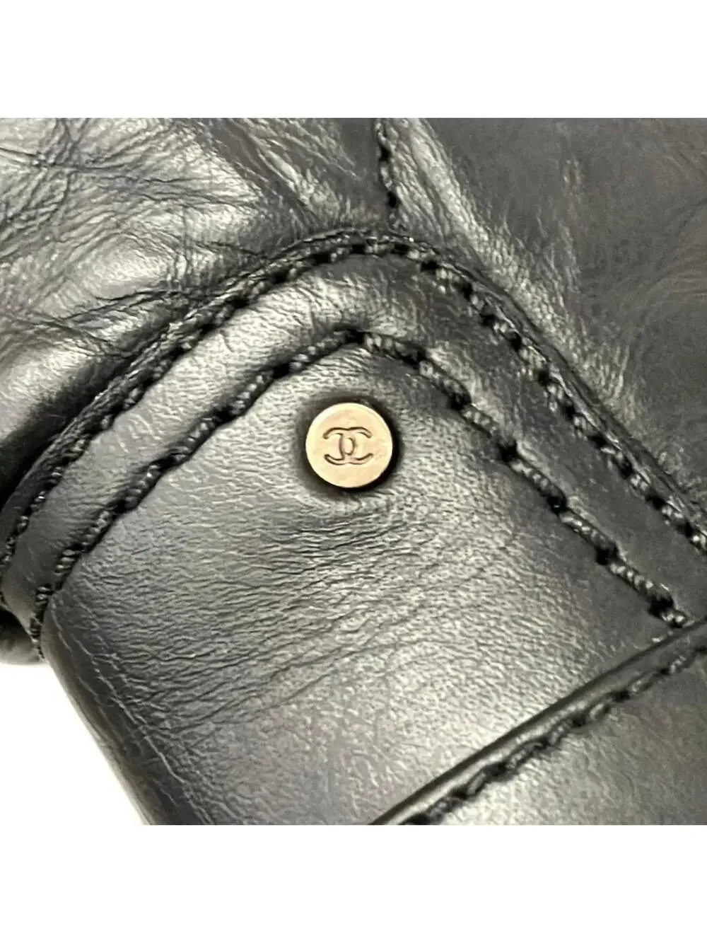 Chanel Black Leather Women's Boots #295519C50B